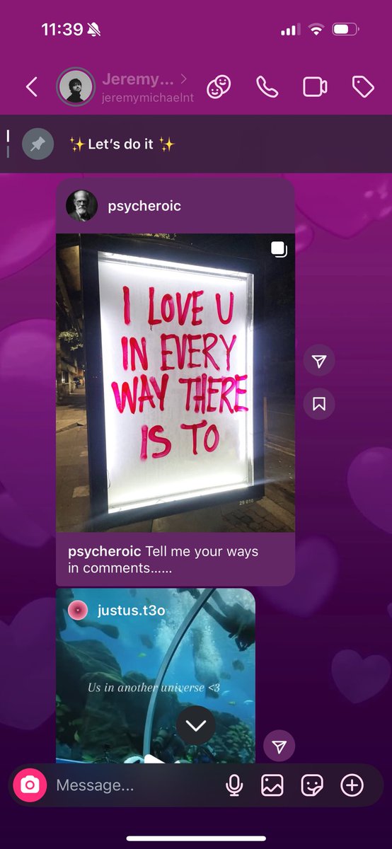 Meaganwtf's tweet image. Every day my bf spams me me with reels and photos on Instagram that makes him think of me and just genuinely shows how much he loves me and puts effort into our relationship every day. I’m so blessed. I love you @jeremymichaelnt 🥹🫶🩷