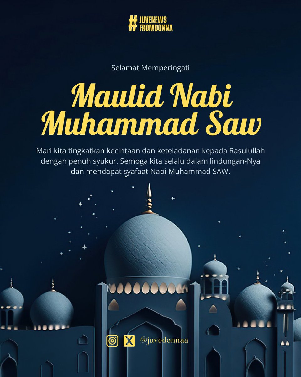 Selamat memperingati Maulid Nabi Muhammad SAW 1447 H.
