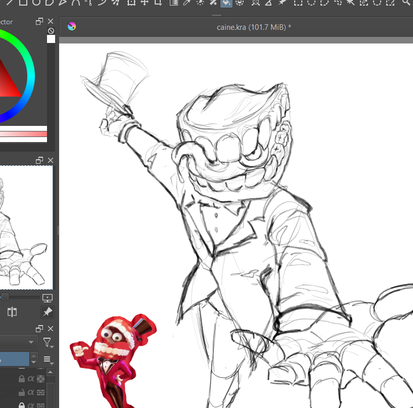 MeowMyGun's tweet photo. wip #TADC #TheAmazingDigitalCircus #caine #fanart https://t.co/1sDloOTbLS