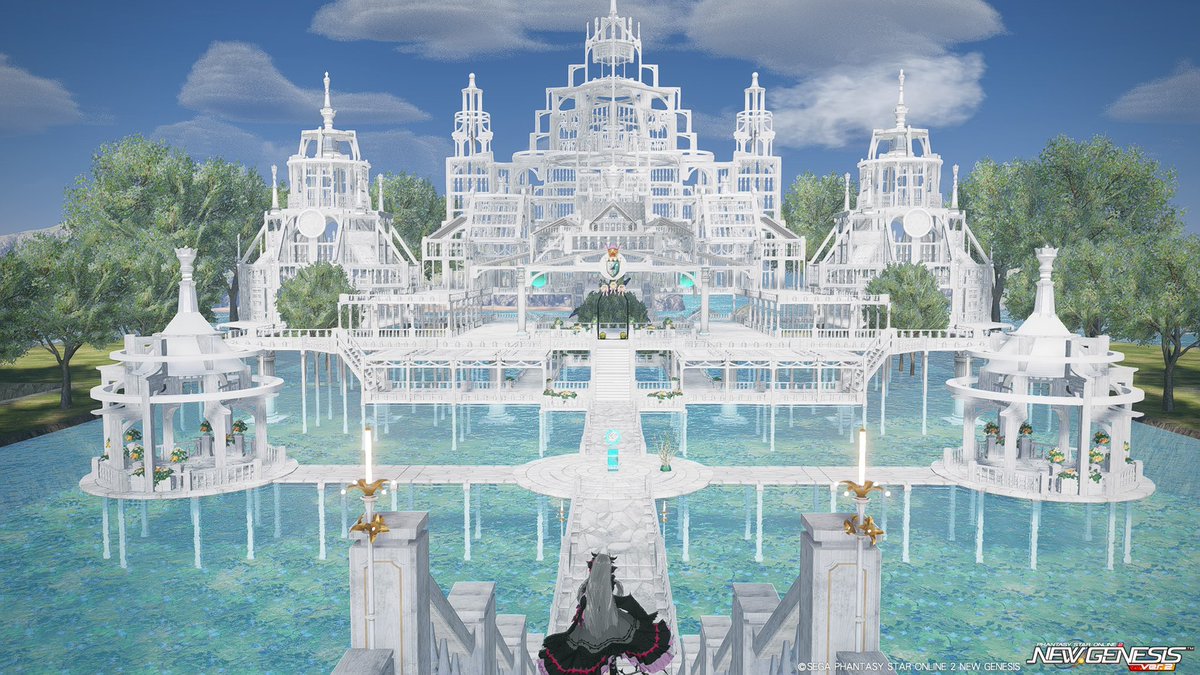 lise_pso's tweet image. ユミアコラボでまたファンタジー風コーデする方も増えたと思うので良ければここを背景にSS撮ってみて下さい♪

1枚目:3鯖
「水面にそびえし白亜の聖域」
NO「169602 089299」

2枚目:4鯖
「静寂の廃墟」
NO「997463 259253」

3枚目:5鯖
 「湖の聖域」
NO「397798 537102」

#クリエイティブスペース