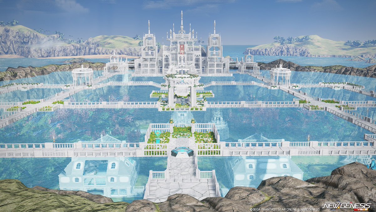 lise_pso's tweet image. ユミアコラボでまたファンタジー風コーデする方も増えたと思うので良ければここを背景にSS撮ってみて下さい♪

1枚目:3鯖
「水面にそびえし白亜の聖域」
NO「169602 089299」

2枚目:4鯖
「静寂の廃墟」
NO「997463 259253」

3枚目:5鯖
 「湖の聖域」
NO「397798 537102」

#クリエイティブスペース