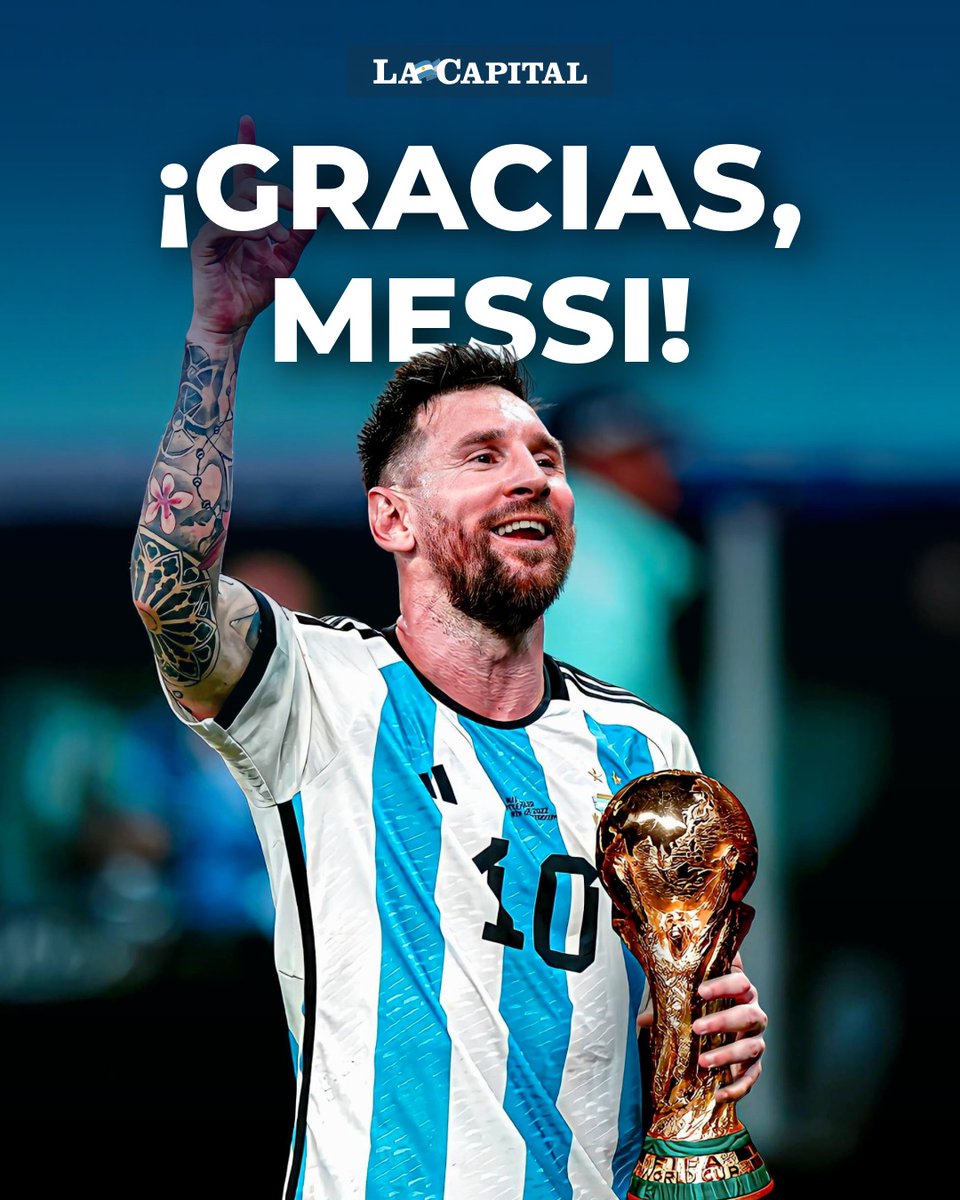 GRACIAS, MESSI 🥹🇦🇷 

Bajo la luna de Buenos Aires, aquel pibe de Rosario jugó su último partido oficial con la selección en Argentina.

De aquel niño que soñaba con vestir la celeste y blanca al capitán que nos dio un Mundial. 🏆