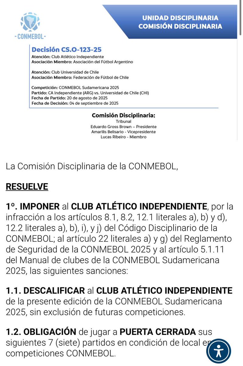 LA <a href="/CONMEBOL/">CONMEBOL.com</a> Resolvió 👇