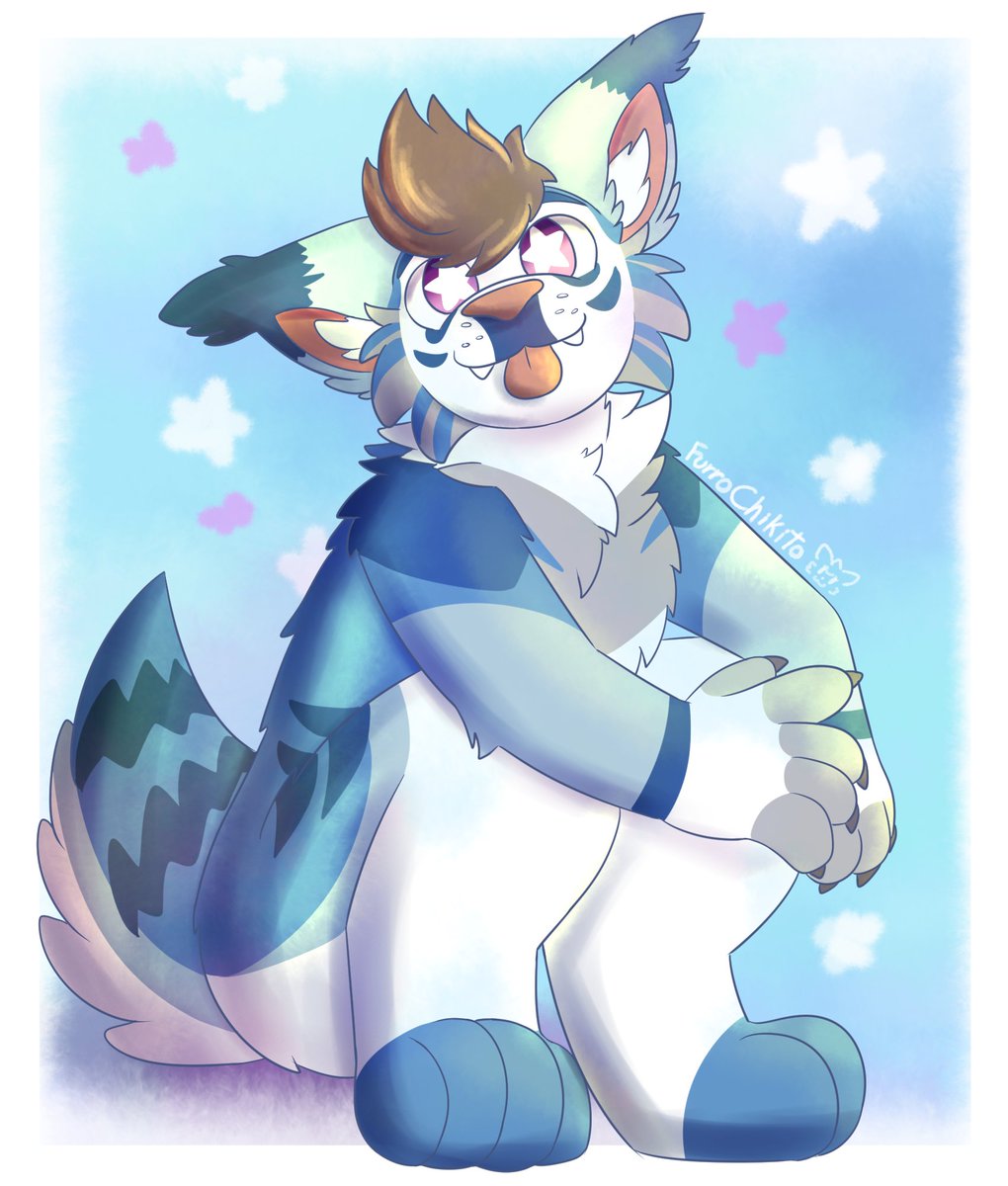 a little drawing for Seafood on Discord. I like the shadows I added :3