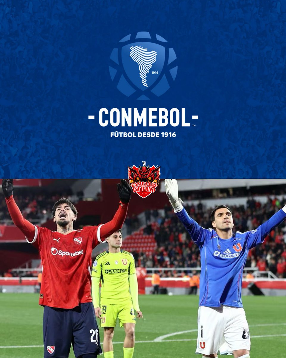 lauronaveira's tweet photo. ‼️ #INDEPENDIENTE AFUERA de la COPA SUDAMERICANA 2025.

🤔 Pasa #UDECHILE a CUARTOS DE FINAL.

Insólito. https://t.co/qUPgsOZoUC