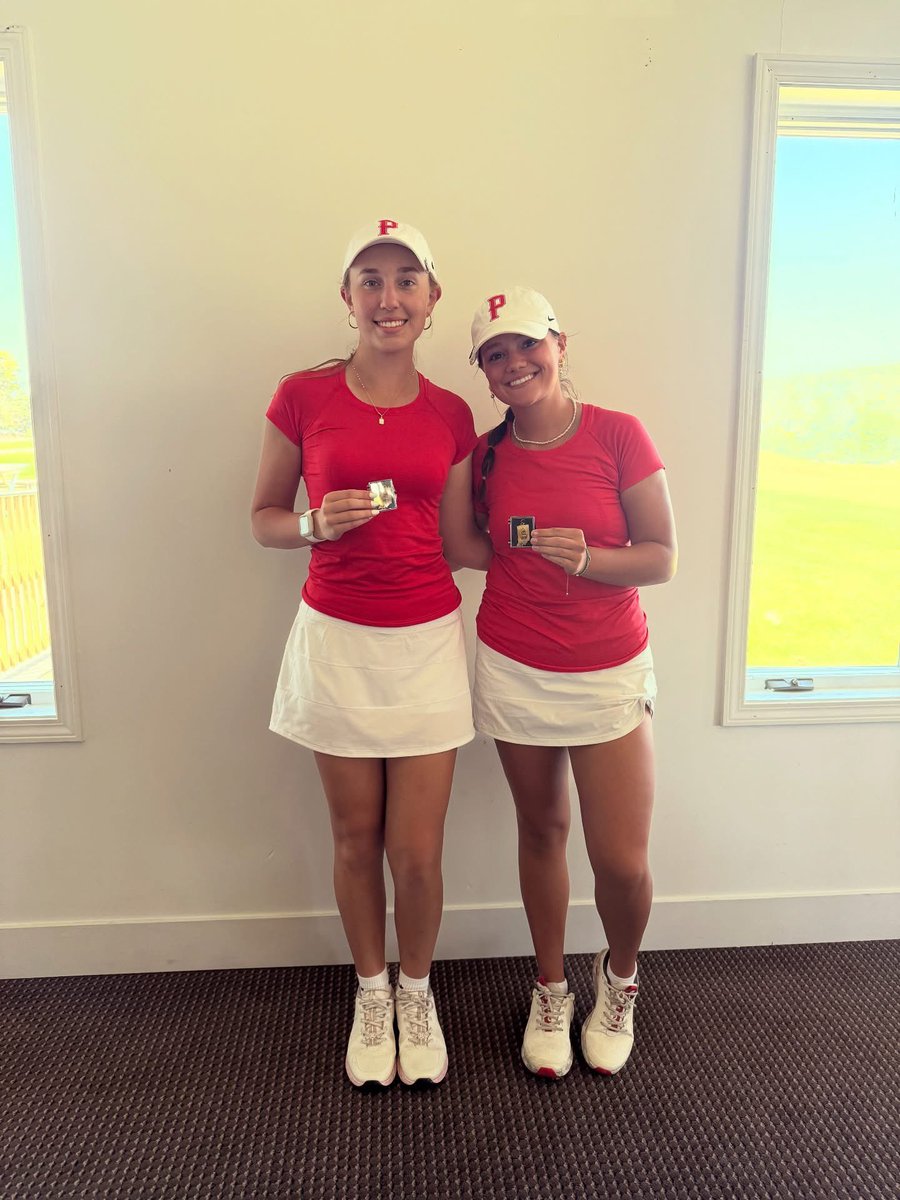 PHSgirlzgolf's tweet photo. Quakers with a 3rd place finish at the Mid-State Conference today!
Annabelle Hacker is your Individual Champion with a 76.
Also scoring for the Quakers:
Arianna Willis 86
Molly Imburgia 93
Yilei Cheng 103
Back in action Saturday at Battleground. @QuakerSports  @indianahsgolf https://t.co/DgIuqVvL5b