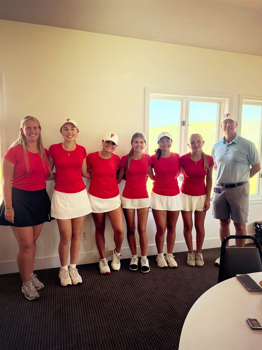 Quakers with a 3rd place finish at the Mid-State Conference today!
Annabelle Hacker is your Individual Champion with a 76.
Also scoring for the Quakers:
Arianna Willis 86
Molly Imburgia 93
Yilei Cheng 103
Back in action Saturday at Battleground. <a href="/QuakerSports/">Plainfield Athletics</a>  <a href="/indianahsgolf/">Indiana HS Golf</a>