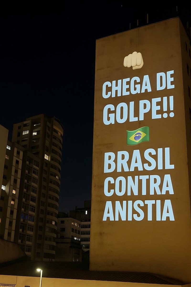 eudilminha_'s tweet image. Proibido passar por esse post sem comentar: 

CHEGA DE GOLPE
Brasil contra anistia