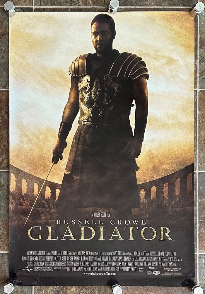 Reel Deals Posters (@reeldeals18) on Twitter photo Gladiator - 2000 - Original Movie Poster - 27x40 - Regular Style - AA Best Picture winner - and Best Actor for <a href="/russellcrowe/">Russell Crowe</a> <a href="/RussellCroweRu/">Russell Crowe Fans</a> ...
Poster available in my <a href="/reeldeals18/">Reel Deals Posters</a> web store here:
reeldeals.com/products/p/107… Gladiator - 2000 - Original Movie Poster - 27x40 - Regular Style - AA Best Picture winner - and Best Actor for <a href="/russellcrowe/">Russell Crowe</a> <a href="/RussellCroweRu/">Russell Crowe Fans</a> ...
Poster available in my <a href="/reeldeals18/">Reel Deals Posters</a> web store here:
reeldeals.com/products/p/107…
