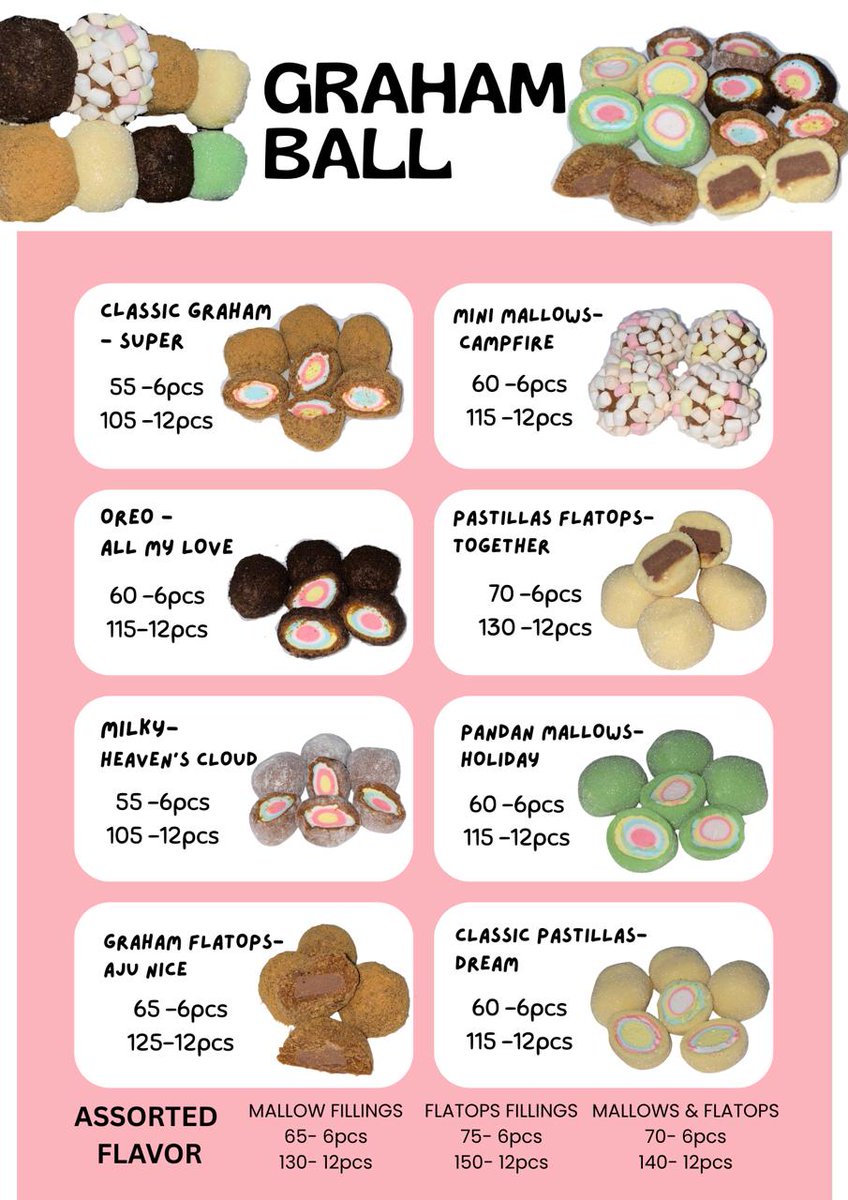 Hello! I will be selling graham balls &amp; pastillas for these event only.
#UntilTheNextStage #CaptainYoon 

Order here: forms.gle/AX6nSwRMxVdpQx…

dop: payo or sa d-day ng event🩷💎