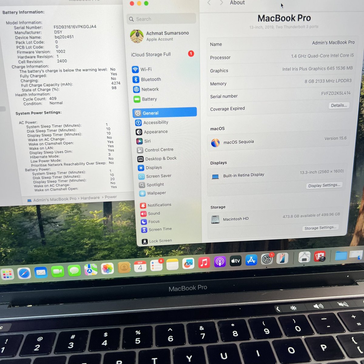 ramus_onos's tweet photo. wts lfb Macbook Pro 2019
•Space Gray
•⁠8/512 gb
•CC: 409, FCC: 4274
•⁠no issues, Fungsi semua normal
•⁠Kelengkapan (Macbookk &amp; Charger) cod Jaktim, Jaksel dm or rep if u interested !
#zonauang
#zonajajan
#wts https://t.co/WxgKfXODQ7