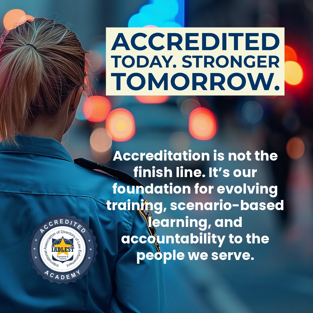 WSCJTC's tweet image. WSCJTC = highest accreditation score in the nation.

Next up:
🔹 Accreditation for our regional academies
🔹 Certification of our BLEA curriculum
Accredited today. Stronger tomorrow.
🔗 bit.ly/4gj7f1N
#WSCJTC #TrainingTheBest #PublicSafety #IADLEST