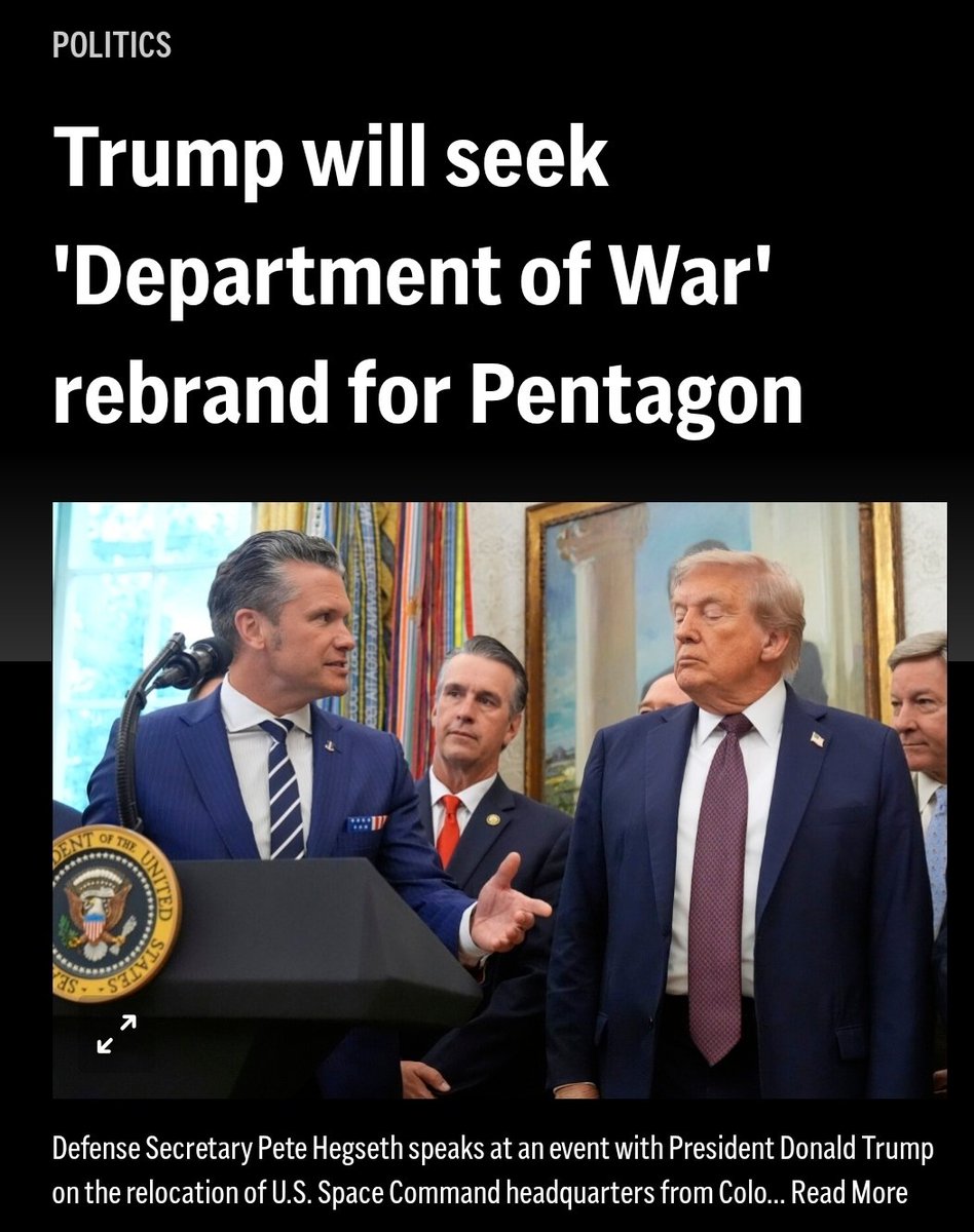 So much for being the peace candidate.