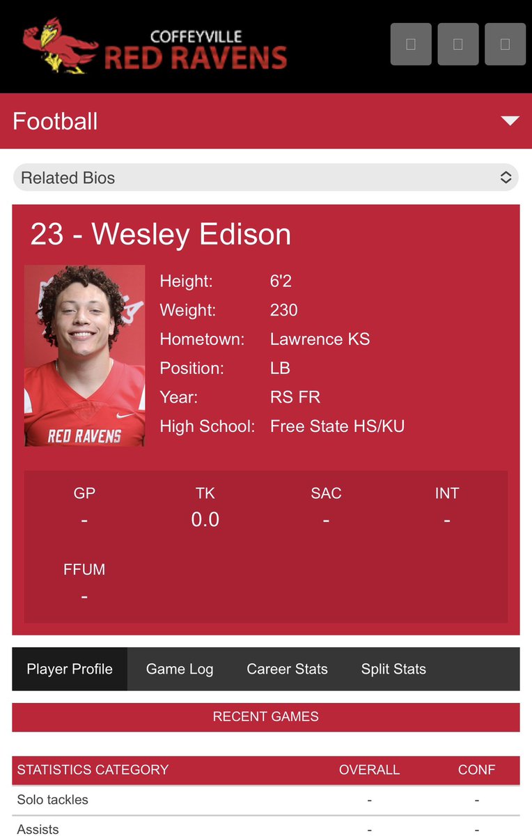 Wesley “Sunshine” Edison (@wessedison) on Twitter photo True Freshman. Blessed. Thank you god . Game Saturday <a href="/1/">1</a> @Coffeyville v Cisco
<a href="/CoachRich_23/">Jeff Richards Jr</a> <a href="/CoachJiggs/">Darius Jiggetts</a> <a href="/CoachYancy_/">Anthony Yancy</a> <a href="/Coach_Birt/">Coach Birt</a> True Freshman. Blessed. Thank you god . Game Saturday <a href="/1/">1</a> @Coffeyville v Cisco
<a href="/CoachRich_23/">Jeff Richards Jr</a> <a href="/CoachJiggs/">Darius Jiggetts</a> <a href="/CoachYancy_/">Anthony Yancy</a> <a href="/Coach_Birt/">Coach Birt</a>