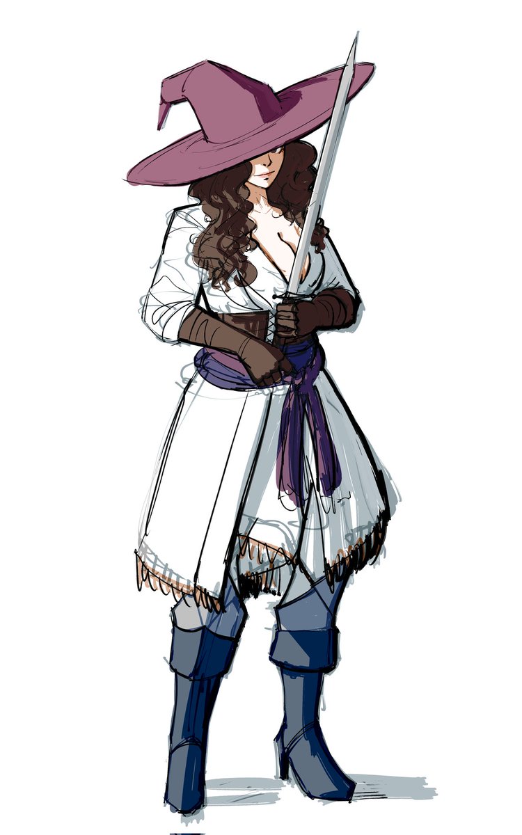 Swans_Gone's tweet photo. Commission. Her name is Collette. https://t.co/6j6W459XDR