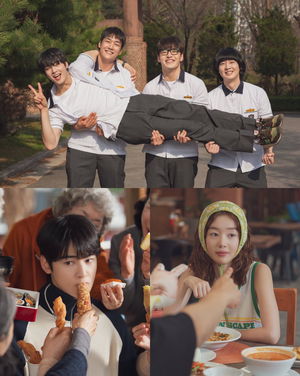 •kdm• still cut film 'The First Ride'
starring Kang Haneul, Kim Youngkwang, Cha Eunwoo, Kang Youngseok &amp; Han Sunhwa 🤩 Tayang Oktober. Tentang 4 sahabat masa kecil yg melakukan perjalanan bersama ke luar negeri. Who exctd