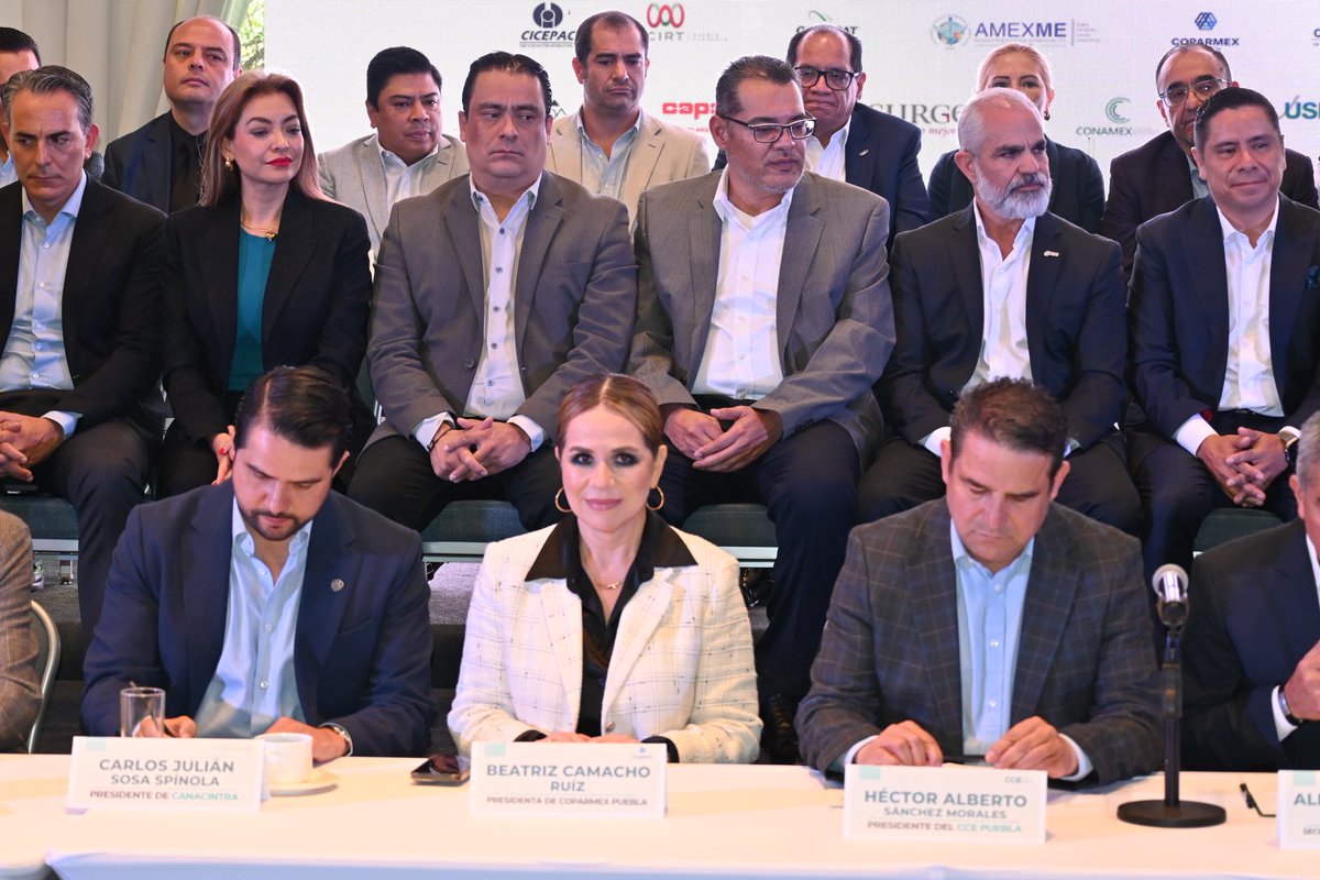 En rueda de prensa con el <a href="/CCEPuebla/">CCE Puebla</a>, desde COPARMEX Puebla destacamos la importancia de instalar el Consejo Estatal de Seguridad y Justicia, un espacio donde la sociedad civil y el sector empresarial se unen para fortalecer la paz en nuestro estado.

✅ Prevención del delito
✅
