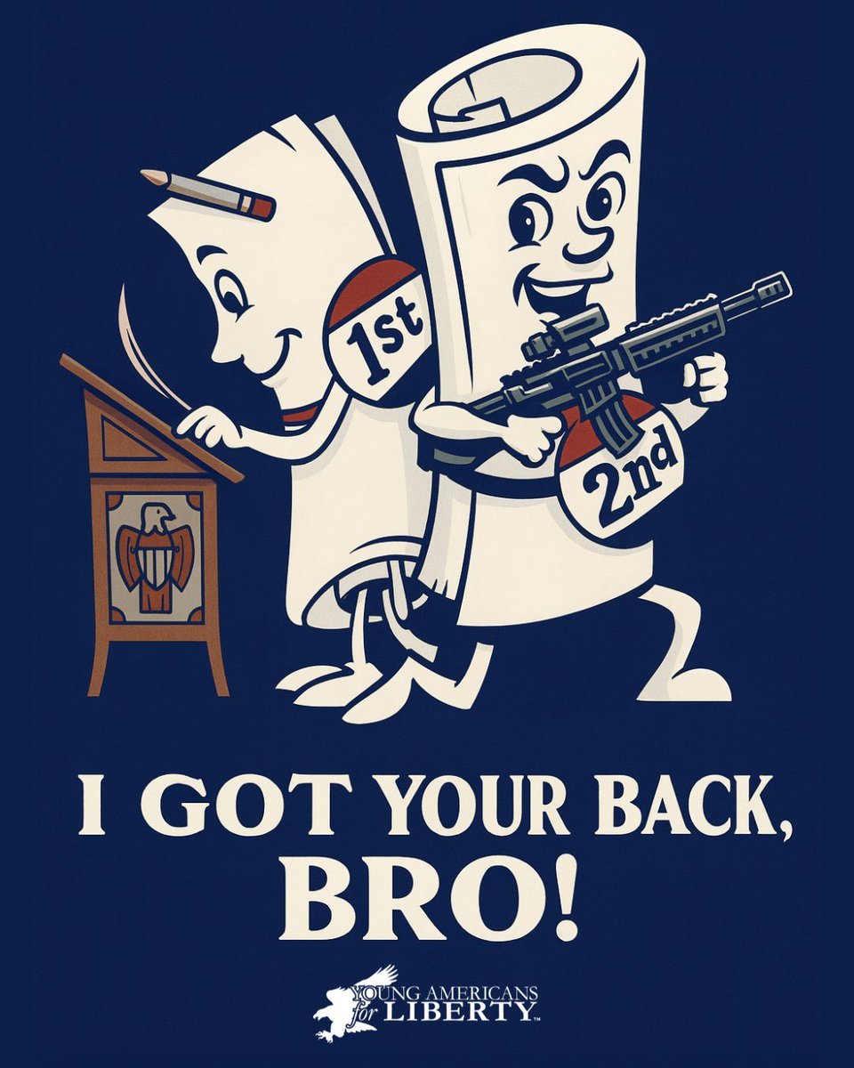 Young Americans for Liberty (@yaliberty) on Twitter photo There is no 1st without the 2nd. There is no 1st without the 2nd.