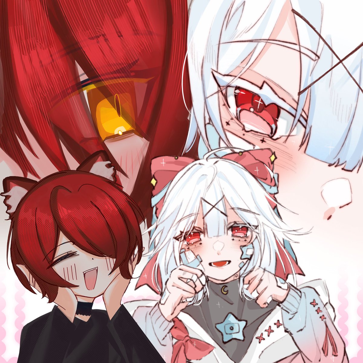 Collab with <a href="/Hibi_miira/">日々Hibi</a> <3
#artcollab #oc