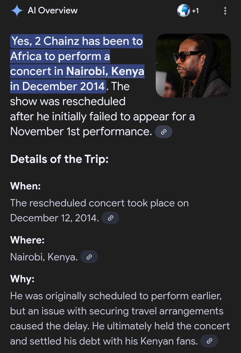 TNBKHC_Negros's tweet image. Here is some more context about that #2Chains is he #Kenyan is the question? Both Nigerians and Kenyans engaged in the slave trade.

When was that tweet again?