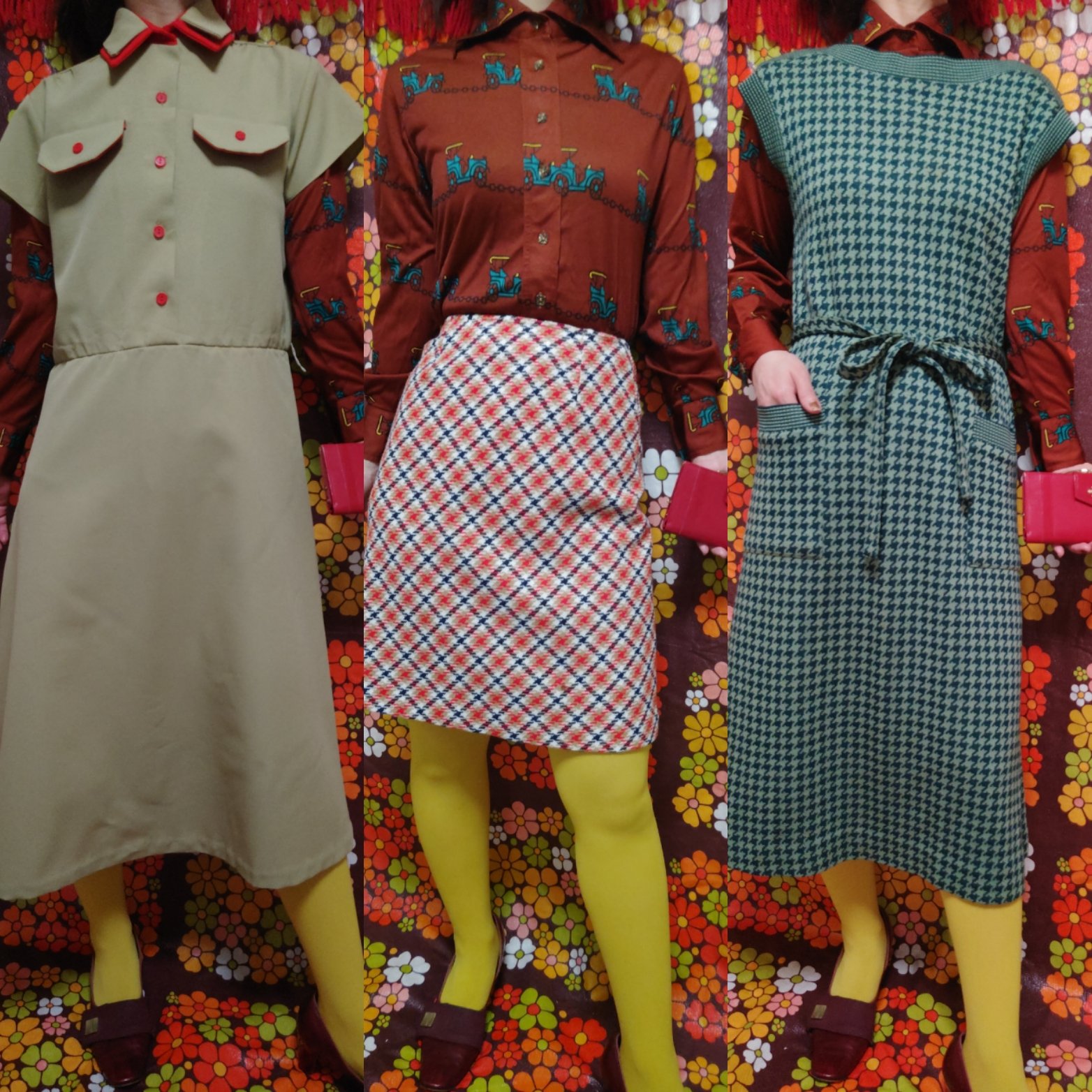 レトロなヴィンテージ古着のお店☆お花畑 on X: 