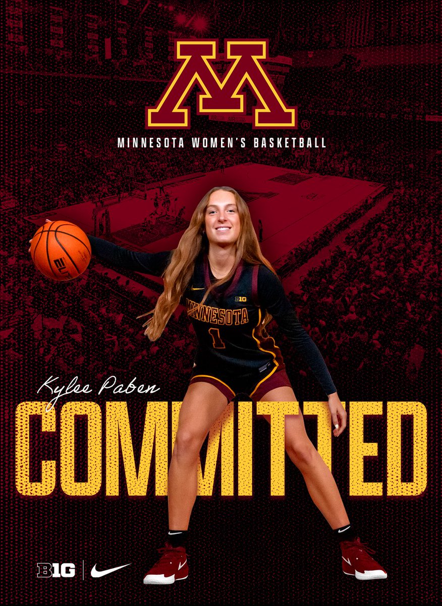 I am beyond grateful and excited to announce my commitment to the University of Minnesota to continue my academic and athletic career! I would like to thank all my coaches, teammates, trainers, and family for all the support! GO GOPHERS ❤️〽️