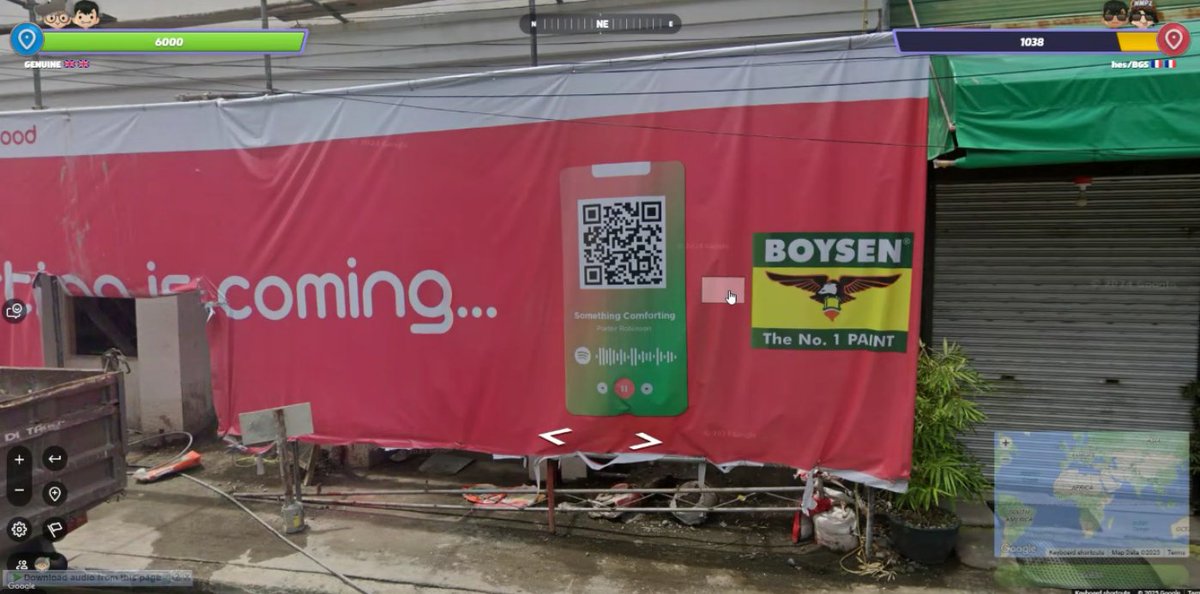 JUST RANDOMLY FOUND PORTER ROBINSON ON GEOGUESSR WTF