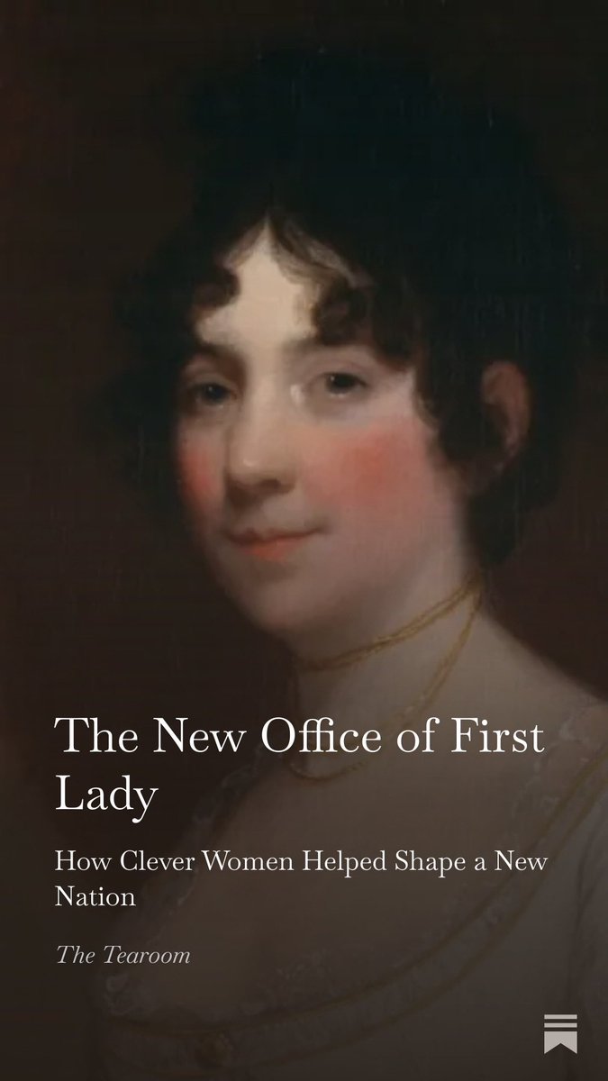 The inaugural First Ladies shared a unique job, as they figured out one of the most important offices in the country.
open.substack.com/pub/mariellahu…