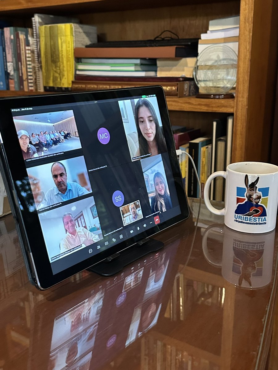 Reunión virtual con nuestros compañeros de Tolima.