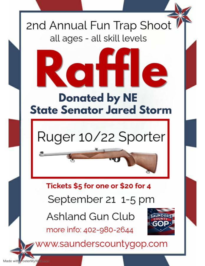 17 days until our 2nd Annual Fun trap shoot!
All ages - All skill levels- instructors for new and novice shooters- Raffles/prizes/food !