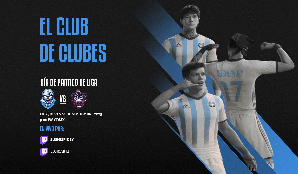 ¡Hoy arranca la jornada 5 de <a href="/LaLigaDeMuertos/">La Liga De Los muertos</a>!💀
Esperamos que los partidos de hoy sean emocionantes ya que tenemos a un rival que nos puede dar muchas sorpresas, los esperamos. 🔵⚽

🆚 Virtualitas FC
🕣 9:00 pm CDMX 

• twitch.tv/sushispidey 🕷
• twitch.tv/elgioartz 🐒