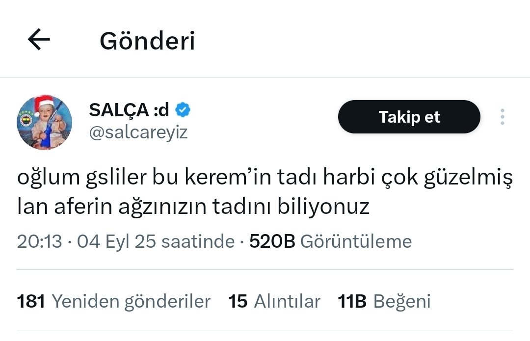 Geri zekalı Tayfa yorumu.. 
Kerem bizde ne yarrağamı yicek o önemli 
İsmail yüksekde milli takımda iyi oynuyo