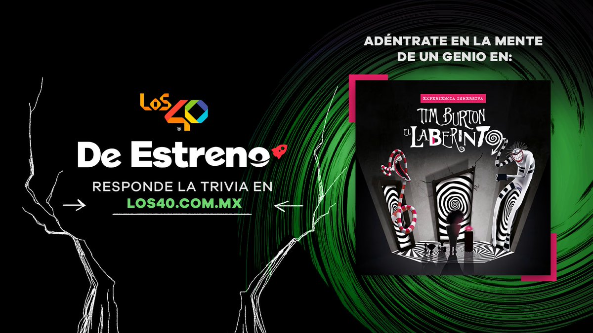 Deestrenomx's tweet photo. Te invitamos a adentrarte en la mente de un genio en #TimBurtonElLaberinto
Regístrate ahora en https://t.co/ILEOGJF2RQ https://t.co/fl5gBCbF1c