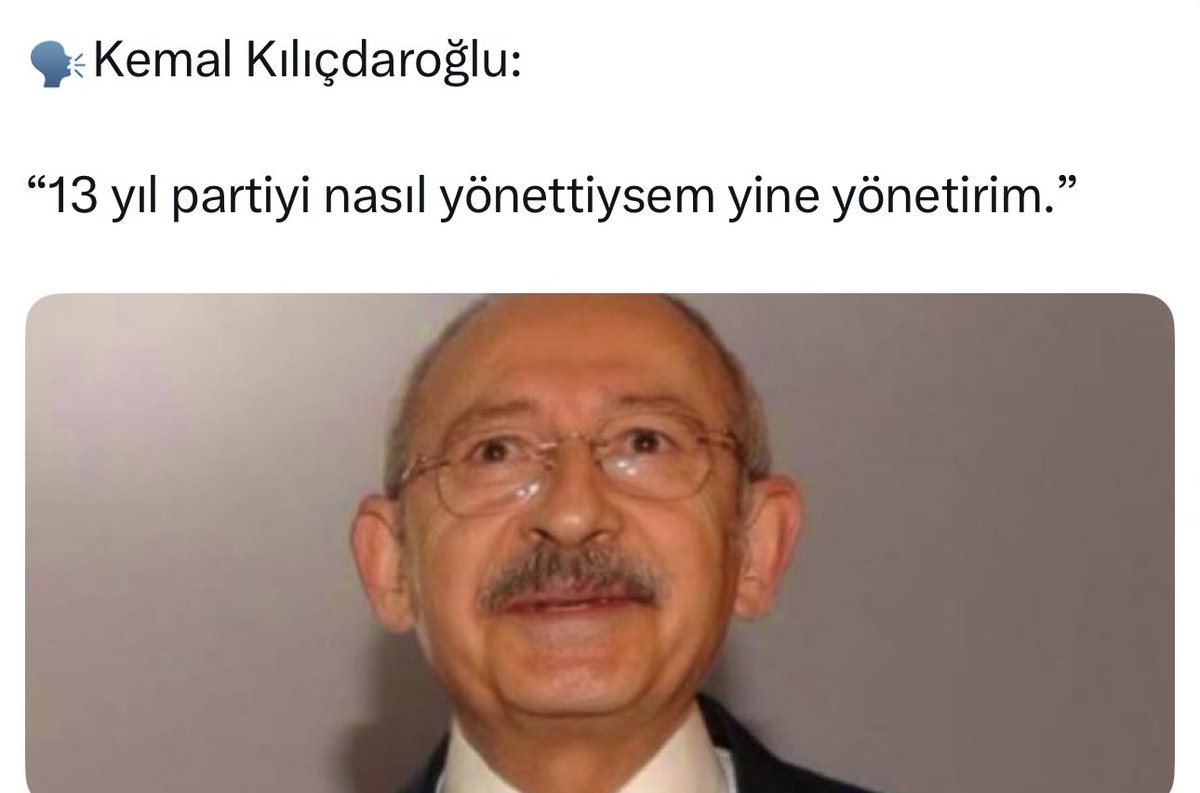Meali;
“13 seçim nasıl kaybetiysem, yine öyle kaybederim.”