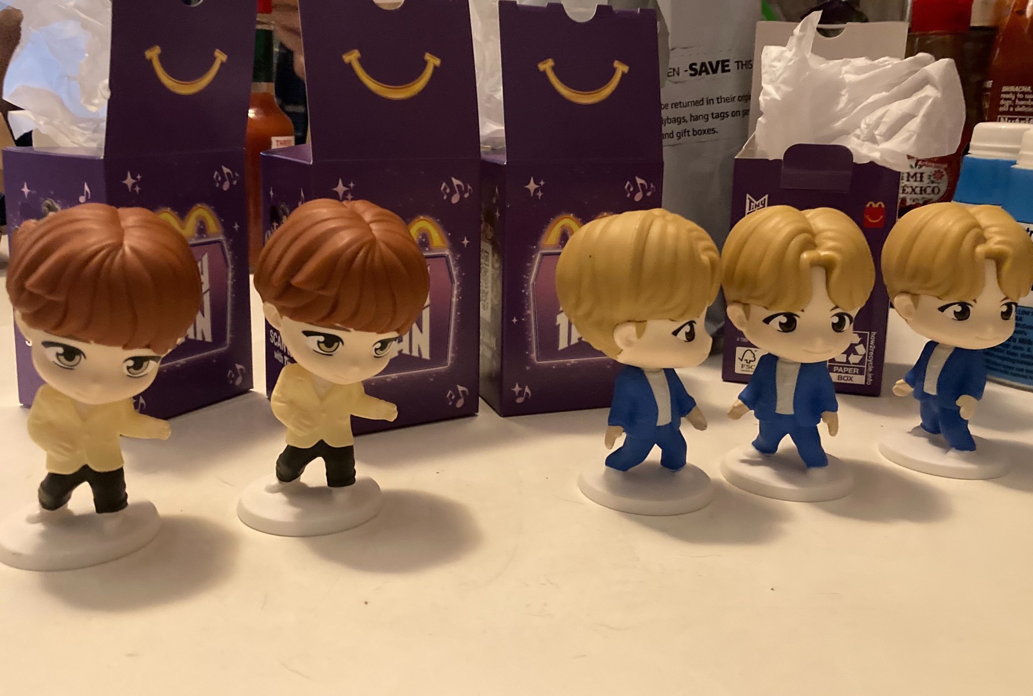 ③アメリカで購入　BTS日本未発売ハッピーセット　4体セットレア ③アメリカで購入 BTS日本未発売ハッピーセット 4体セットレア