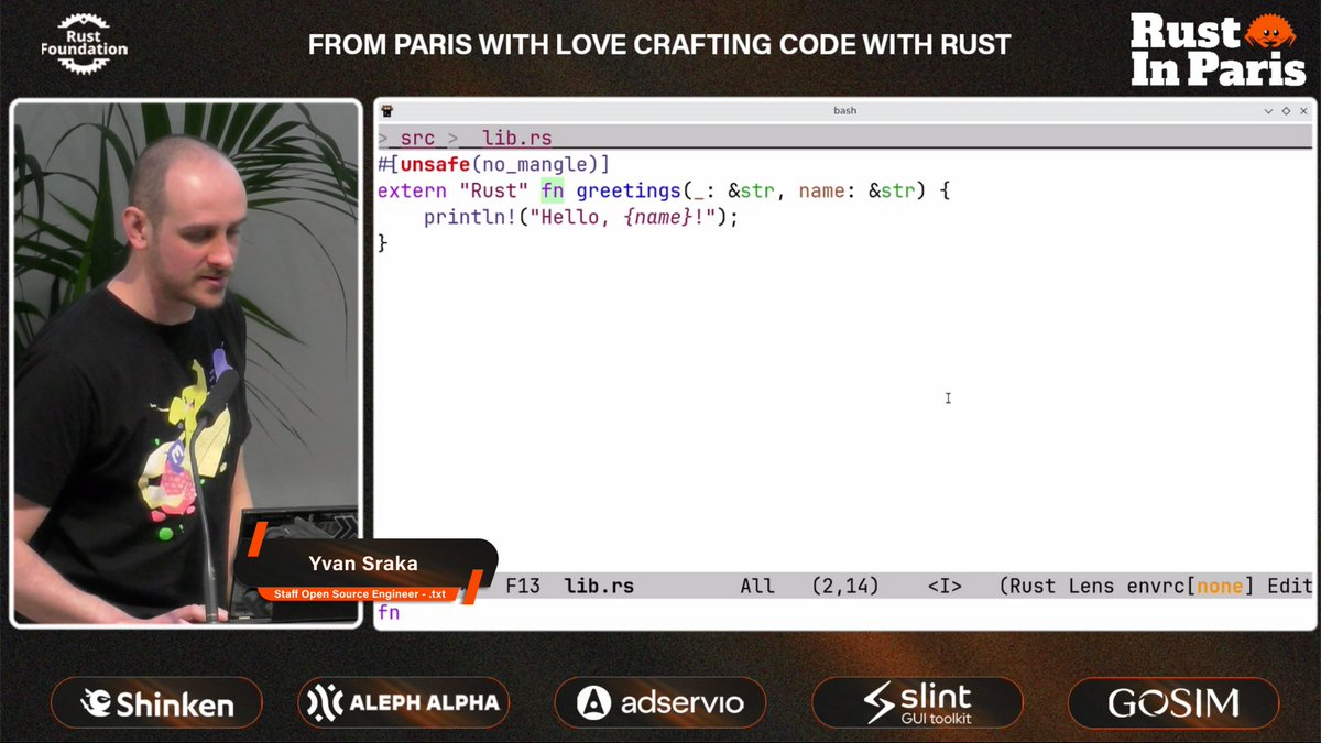 Rust in Paris 🦀 Conf tweet media