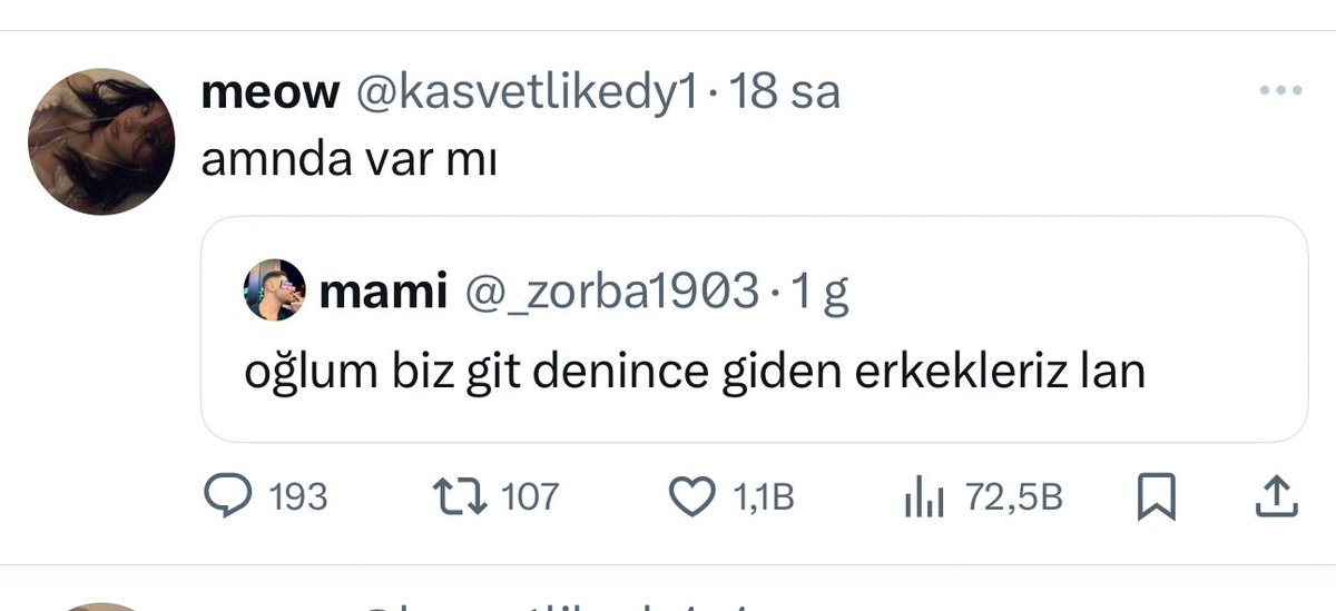 Alıntılamak istemiyorum, şu tip şeylere bence hiç etkileşim vermeden engellemek lazım. Alıntılayıp sövdükçe daha fazla insana erişiyor. İlk gördüğümde like sayısı çok azdı, şu an ne olmuş. Etkileşim manyakları bunlar. Kimse görmezse korkunç fikirleri yayılmaz da