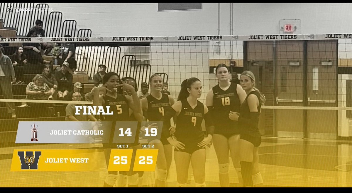 JolietWestAD's tweet image. Varsity Volleyball defeated JCA tonight! Congrats to our JV and freshman teams on also winning! #tigerpride