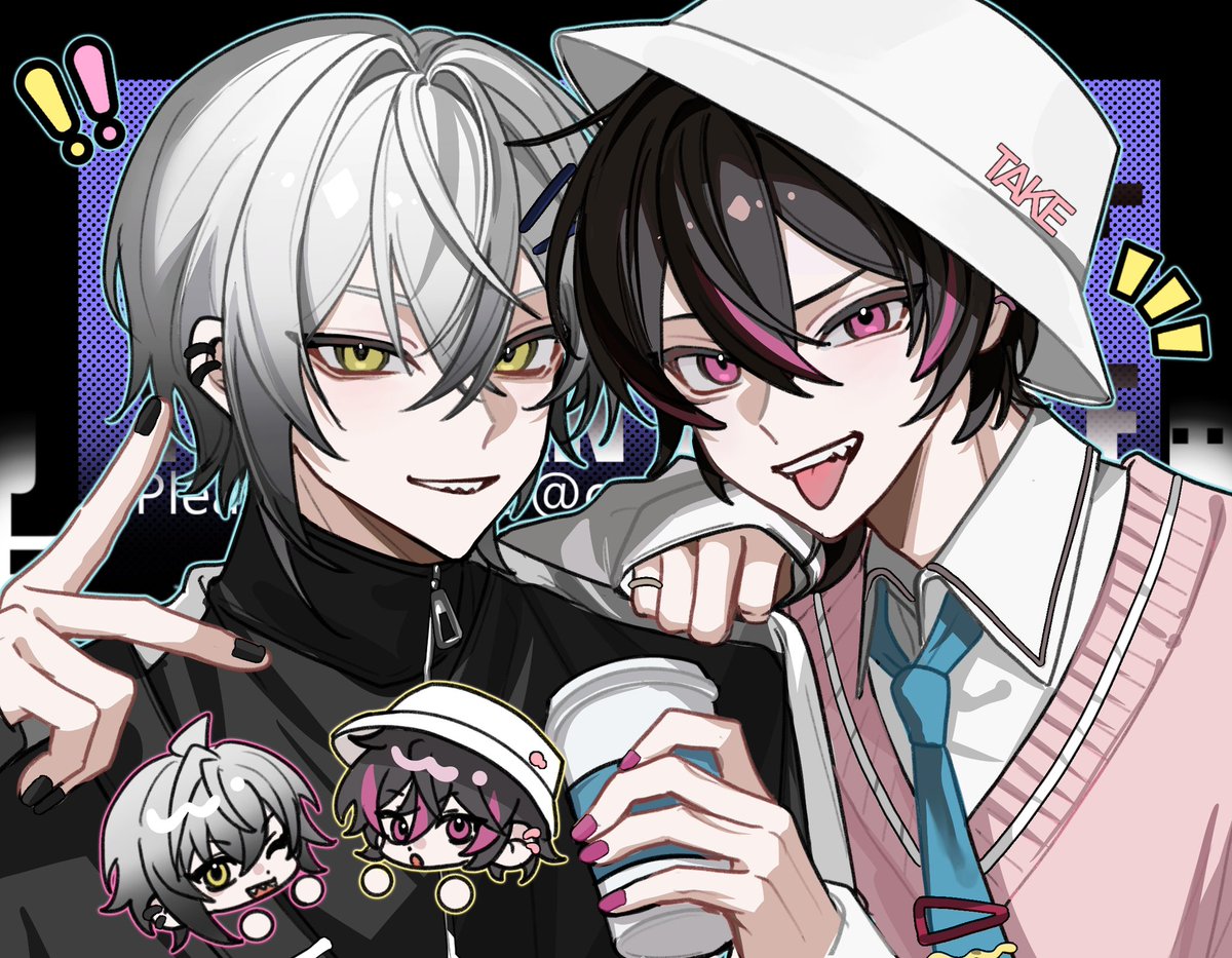 最年長と最年少の尊さよ
 #832エゴサ用 
 #ていくぴくちゃー 
 #絵れしく