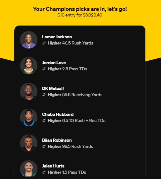 RipItRandyTV's tweet photo. LIKE THIS TWEET FOR A GIVEAWAY IF THIS NFL WEEK 1 LINEUP HITS!

Viewers made this lineup on stream... How we feelin? 🤔 https://t.co/uMajpRVec9