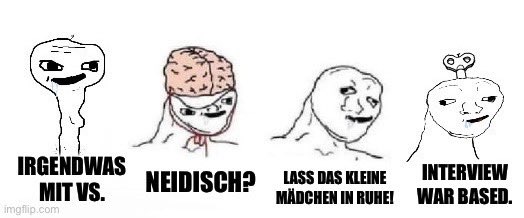 Wenn nach X Fällen von (jungen) Leuten mit kometenhaften Auf- und genauso schnellen Abstiegen, diese Art Reaktionen erfolgen, sofern man vorsichtig Skepsis äußert, braucht es keinen VS. Aber so lange man diesem jede eigene Inkompetenz in die Schuhe schieben kann, ist alles gut.