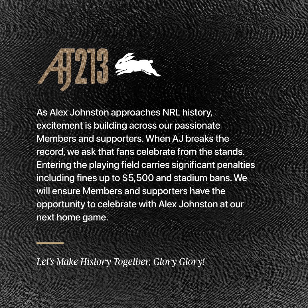 South Sydney Rabbitohs 🐰 tweet media