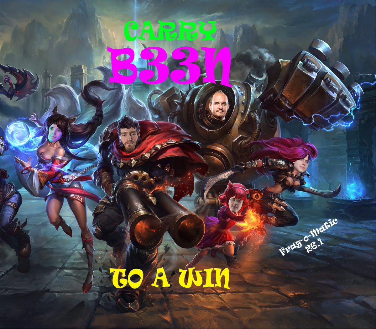 Ruben Been (@rubenbeen) on Twitter photo Another legendary Team Carry B33N To A Win has been forged! We are ready to break the meta at <a href="/FoMLan/">Frag-o-Matic</a> this weekend!
🥋 <a href="/NightmaresLoL/">Nightmares</a>
🧨 Barrage_EUW
🪄 <a href="/FuruyLoL/">Mike</a>
🥊 <a href="/Aszalol/">Patrick Jacobs</a>
🎣 B33N
Expect the unexpected! Just expect to be hooked! 🎁 Another legendary Team Carry B33N To A Win has been forged! We are ready to break the meta at <a href="/FoMLan/">Frag-o-Matic</a> this weekend!
🥋 <a href="/NightmaresLoL/">Nightmares</a>
🧨 Barrage_EUW
🪄 <a href="/FuruyLoL/">Mike</a>
🥊 <a href="/Aszalol/">Patrick Jacobs</a>
🎣 B33N
Expect the unexpected! Just expect to be hooked! 🎁