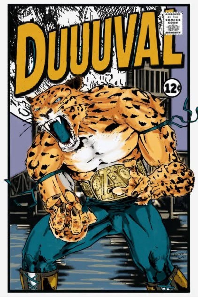This was my entry for the <a href="/Jaguars/">Jacksonville Jaguars</a> season ticket art contest. I didn’t win but I thought I slayed it. Figured I would post this to start the season. #Duuuval