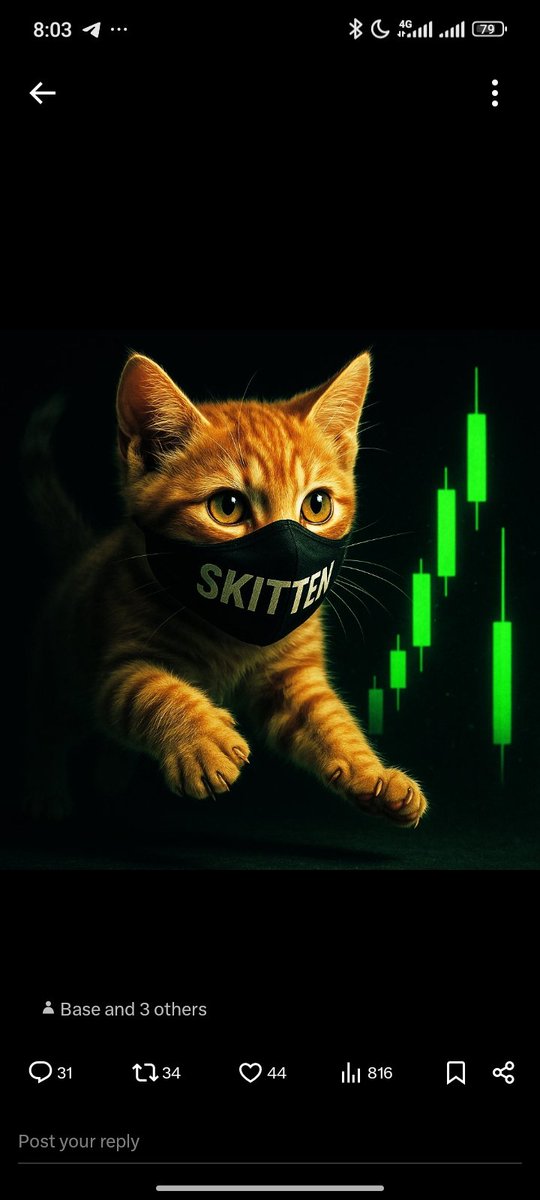 Neydam_11's tweet photo. Curl up, the Skitten squad rests tonight 🐾✨ Tomorrow we pounce harder, stronger, faster. Sleep tight, fam.
@OfficialSkitten #SkittenStrong https://t.co/UOjpFo5fyW