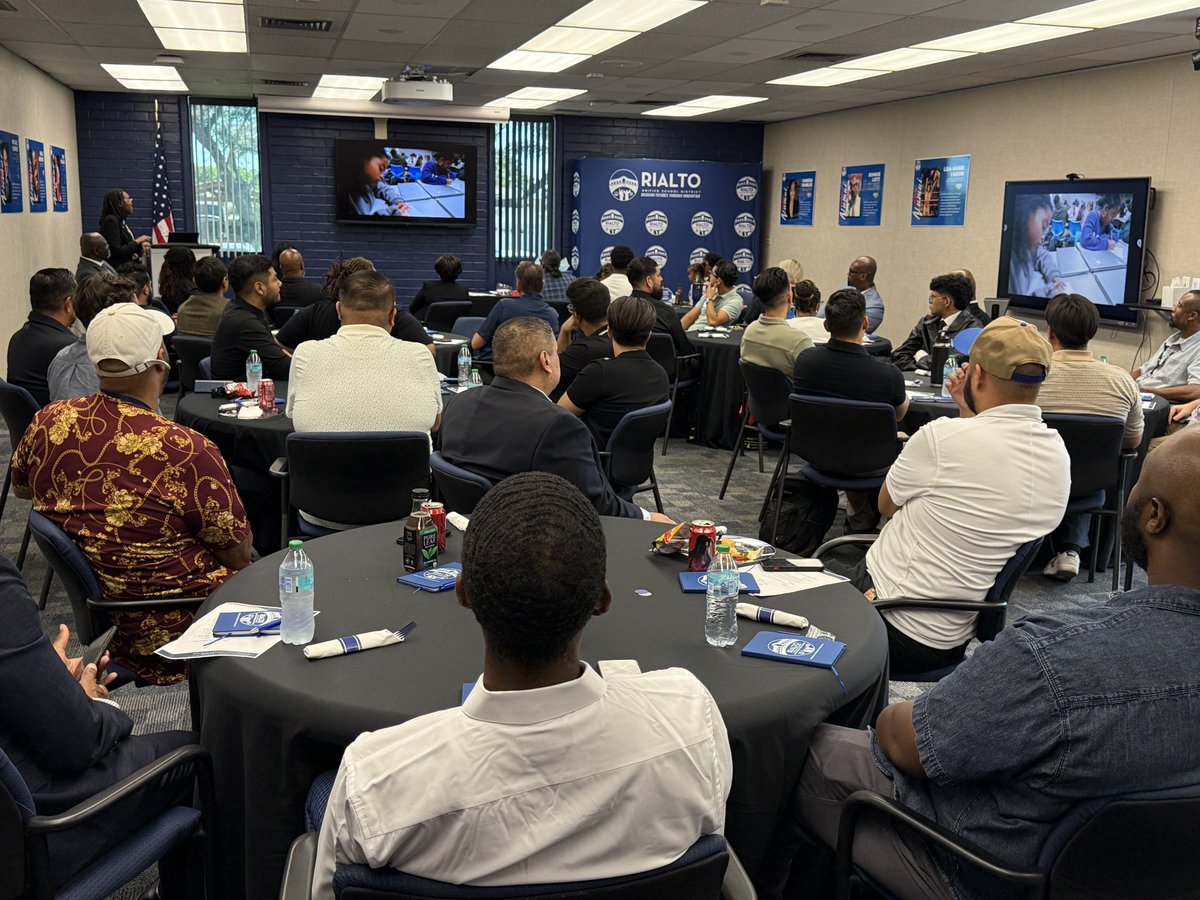 RUSD_Urteaga's tweet image. I was thrilled to attend the @rialto_usd Project Impact Meet and Greet, where the district showcased over 20 new male teachers who are participants in the program. #projectimpact @csusb