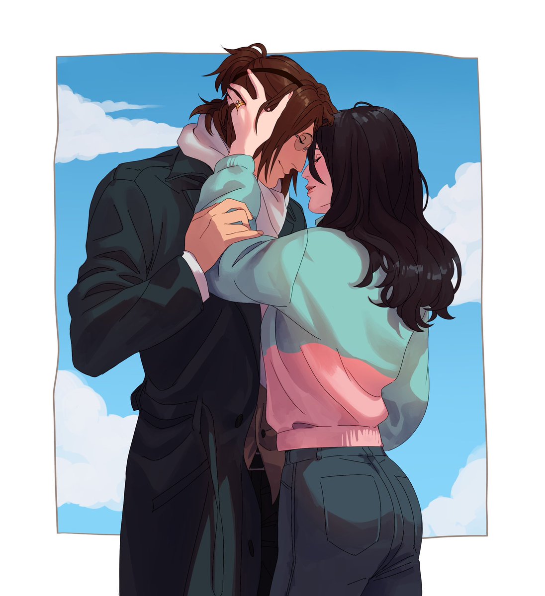 memes and art (by <a href="/andydraws_/">Andy</a> ofc!) to celebrate my beloved hange’s birthday today💕🥳🥰