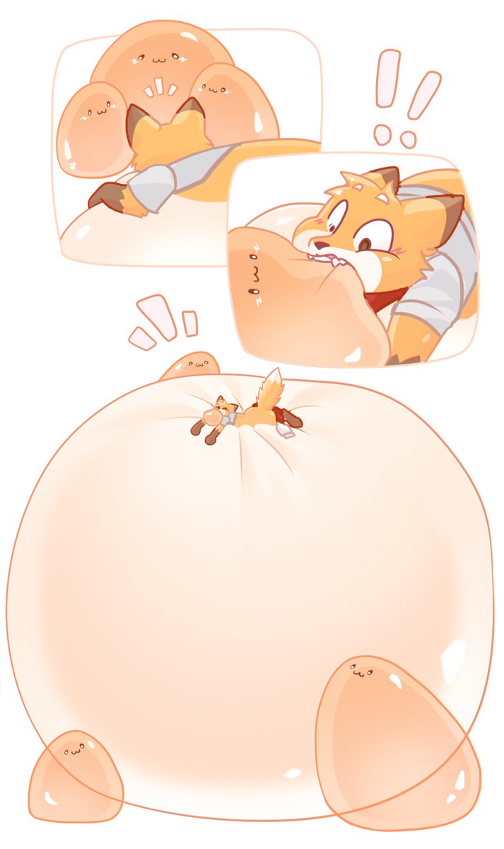 ilmentosli's tweet photo. 🧡💛🧡 YCH slot for @FoxBoi001 🧡💛🧡
+bigger belly alt
there are endless amounts of these slimes! https://t.co/XImBvkeQfs