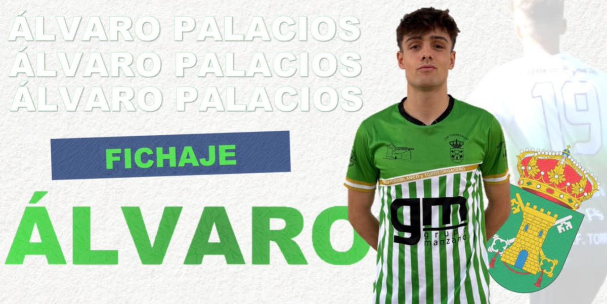 🟢⚪️ OFICIAL FICHAJE | ÁLVARO PALACIOS, nuevo jugador del CdF Torreorgaz, procedente deL C.P Amanecer.
 
🖊️ El extremo firma su contrato para la temporada 2025/26

💚🤍💚🤍💚