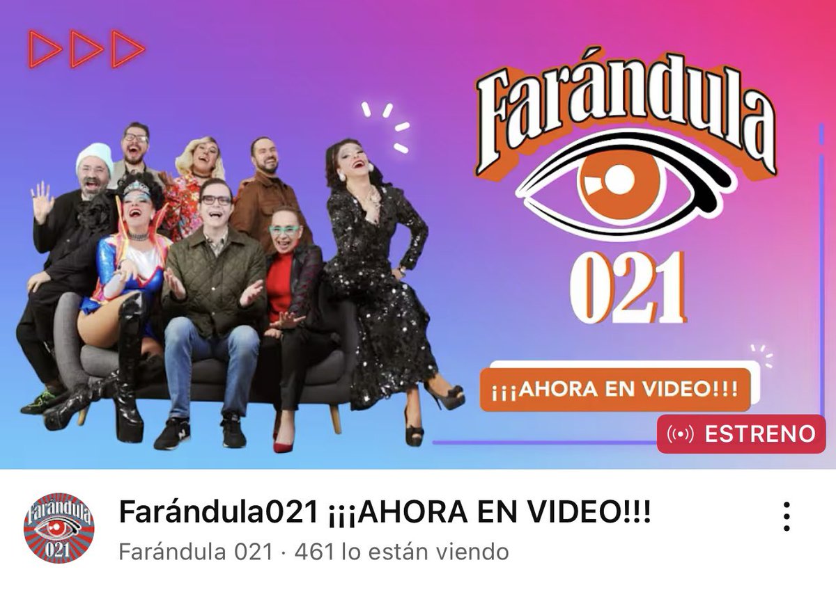 Farandula021's tweet photo. ¡ESTAMOS EN YOUTUBE! 🥳
Así es, manigüis, ya puedes disfrutar de nuestro primer episodio en video: 
https://t.co/Rp9ya1vtun https://t.co/6aqVQdyfgc